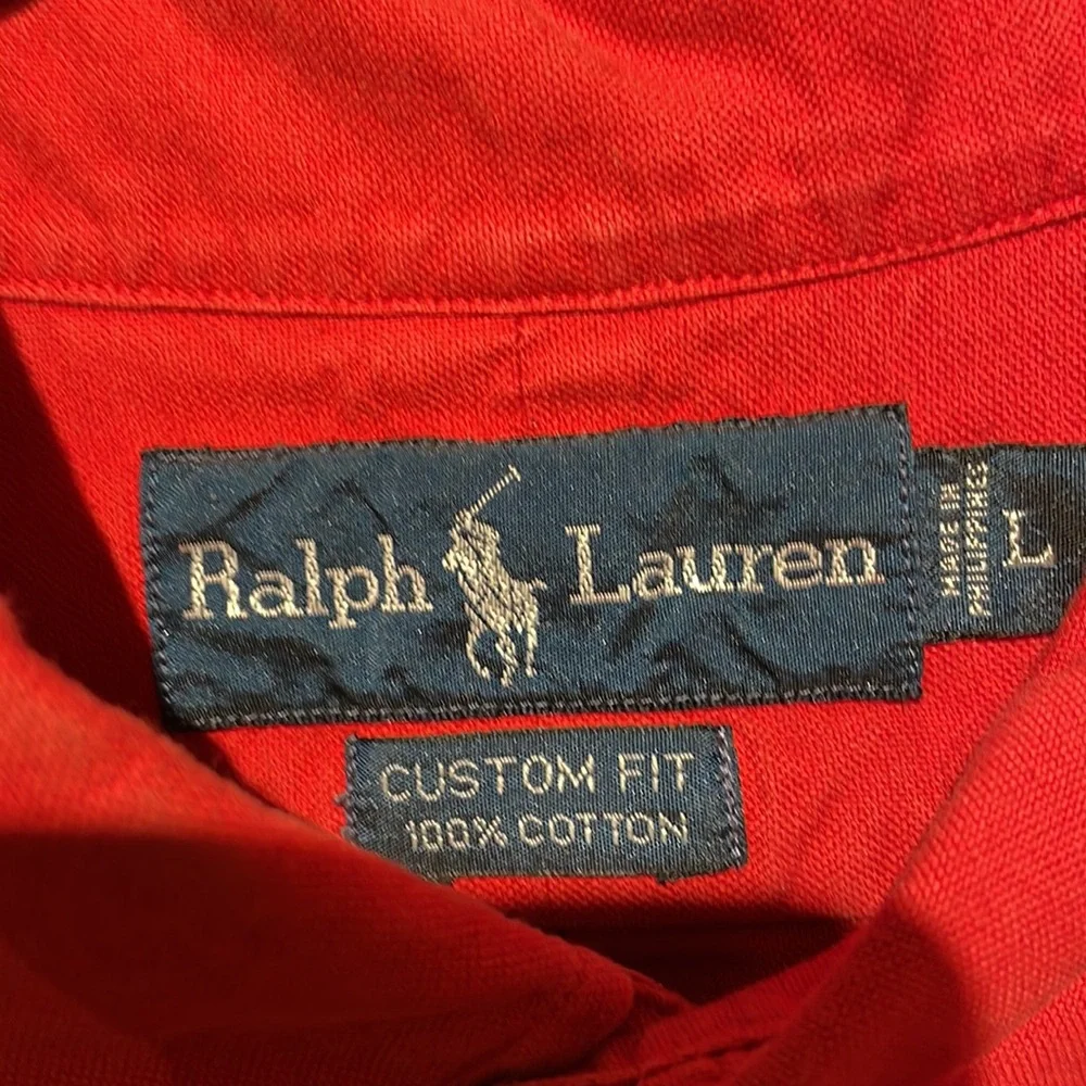 Red Button Down Ralph Lauren - Picture 4 of 4